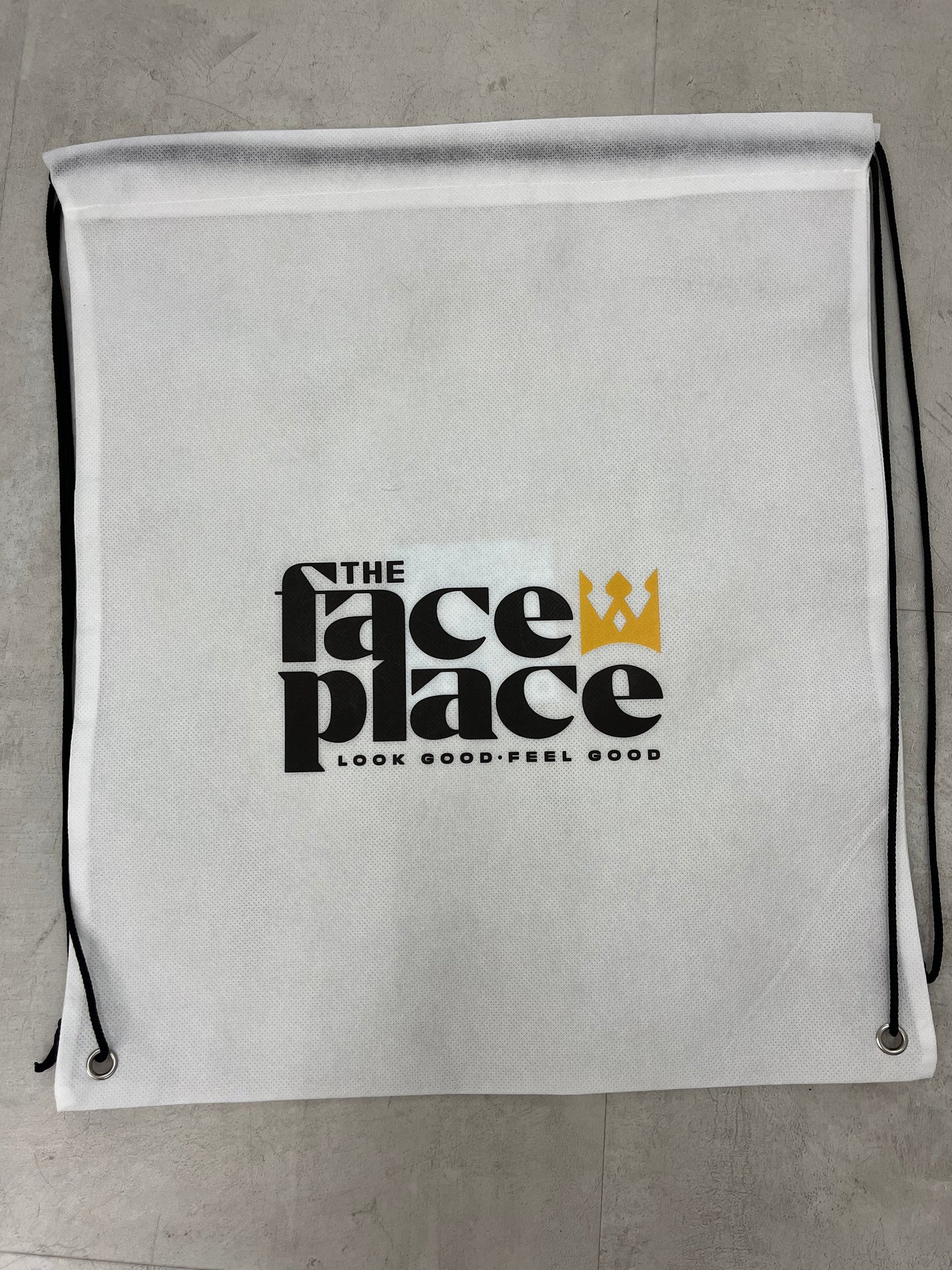 The Face Place Draw String Bags