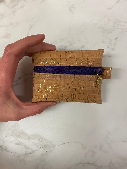 Cork coin purse
